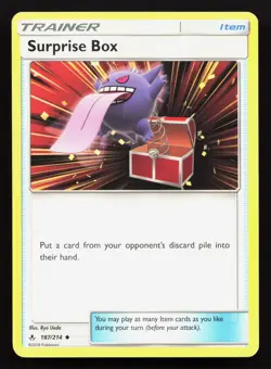 Surprise Box 187/214 Unbroken Bonds NM Pokemon Card TCG - Image 1