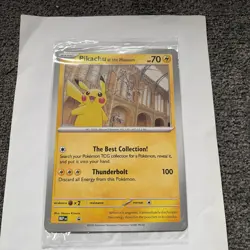 Pikachu At The Museum Promo Card Pokemon TCG x1 - Image 1