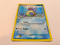 Pokemon Card - Reverse-Holo Wartortle 42/100 EX Crystal Guardians *MP* Uncommon - Image 2