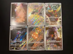 Pokemon TCG Scarlet & Violet Era Illustration Rare Holo 6 Card Mixed Lot - Image 1