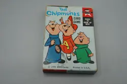 Vintage 1963 Alvin and The Chipmunks Card Game Ed-U-Cards Complete Set with Box - Image 2