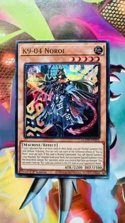 Yu-Gi-Oh! - K9-04 Noroi - Ultra Rare NM / Near Mint - DOOD-EN025 - Image 1