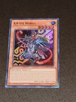 Yugioh - K9-04 Noroi DOOD-EN025 Ultra Rare 1st Edition Near Mint - Image 2