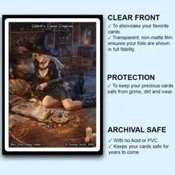Theresa - Ash Shrine Maiden - MTG Size - 100 Smooth Matte Card Sleeves - Image 3