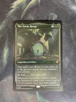 [Mint/Near-Mint] The Great Henge (Etched Foil) - Commander Masters 0562 EN M - Image 1
