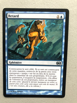 Mtg Carte Magic Future Sight Delay Retard French LP/MP (A) - Image 1