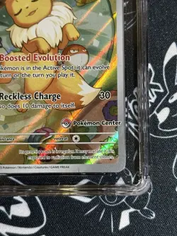 Eevee SVPEN 173 Pokemon Center Stamped Promo Prismatic Evolutions PC ETB CGC 9.5 - Image 3