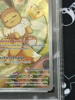 Eevee SVPEN 173 Pokemon Center Stamped Promo Prismatic Evolutions PC ETB PSA 9 - Image 3