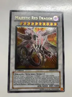 USA Seller Yugioh Majestic Red Dragon ABPF-EN040 Ultimate Rare 1st Edition VLP - Image 1
