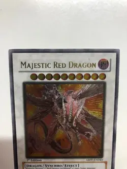 USA Seller Yugioh Majestic Red Dragon ABPF-EN040 Ultimate Rare 1st Edition VLP - Image 2