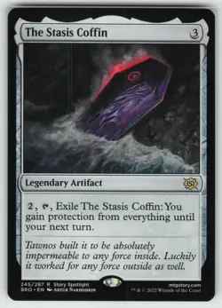 MTG The Stasis Coffin Normal The Brothers' War # 245 NM - Image 1