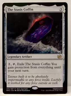 MTG The Stasis Coffin The Brothers' War #245 BRO NM - Image 1