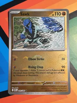 Sawk (Poke Ball Pattern) 049/086 Uncommon Pokemon Card SV: White Flare NM - Image 1