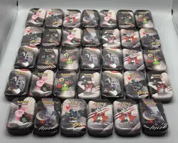 34x Pokemon TCG Mini Tins Black Bolt and White Flare Brand New Sealed - Image 1