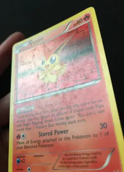 Victini 14/101 BW Noble Victories B&W RARE HOLO Shiny Pokemon Card LP - Image 5