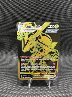 Pokemon Rayquaza VMAX Secret Rare Full Art Rapid Strike Holo TG29/TG30 - Image 1