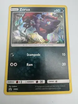 Zorua Holo SM83 Pokemon Sun and Moon Promo - Image 1