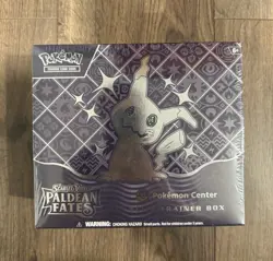 Paldean Fates Scarlet & Violet Pokemon Center Elite Trainer Box PC ETB Sealed - Image 1
