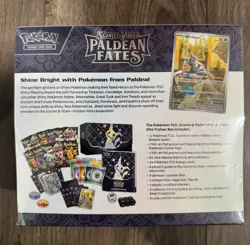 Paldean Fates Scarlet & Violet Pokemon Center Elite Trainer Box PC ETB Sealed - Image 2