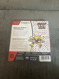 Pokemon Scarlet & Violet 151 Alakazam ex Collection Box 3 Promos 4 Packs - Image 2