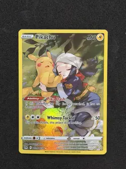 Pokemon Pikachu TG05/TG30 Swsh11 Lost Origin Trainer Gallery Sleeping NM/MINT - Image 1