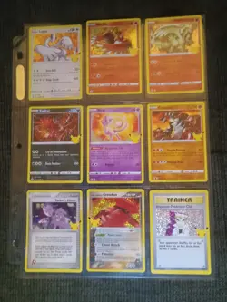 pokemon TCG 20 card lot celebrations, 19 rare,1 uncommon, all holo,NM - Image 1