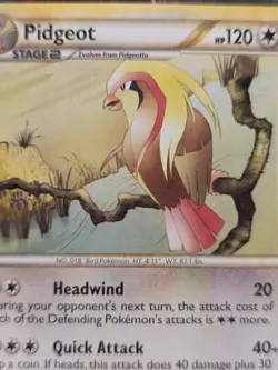 Pidgeot 30/95 HGSS Call of Legends Rare Pokemon Card - Image 2