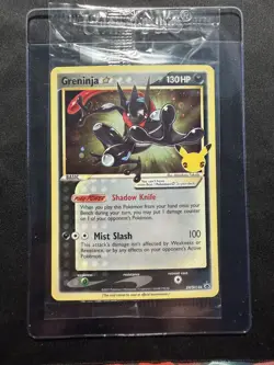 Pokemon - Greninja Gold Star SWSH144 Promo Card Holo SEALED - Image 1