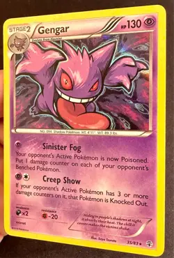 Gengar 35/83 2016 Generations 20th Anniversary Pokemon Card TCG HOLO Rare - Nm - Image 2
