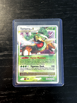 Pokemon TCG Torterra LV.X DP09 Black Star Promo Holo 2007 LP - Image 1