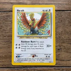 Ho-Oh Neo Revelation Card 18/64 Unlimited Rare Pokemon TCG - Image 1