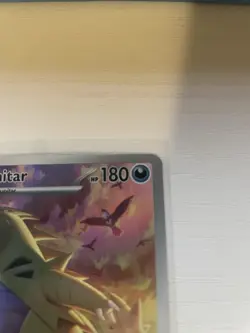 Pokemon Tyranitar 222/193 Sv02 Paldea Evolved Holo Illustration Rare - Image 4