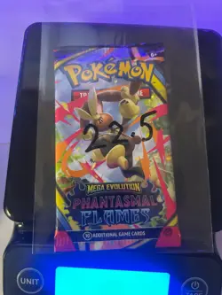 Pokemon Mega Evolutions Phantasma Flames Factory Sealed Booster Pack heavy 22.5g - Image 3