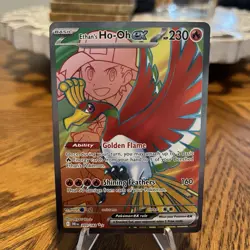Pokemon Ethan's Ho-Oh ex 209/182 Sv10: Destined Rivals Holo - Image 1