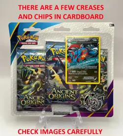 (402903) Pokemon XY Ancient Origins Booster 3-Pack Blister - Factory Sealed - Image 2