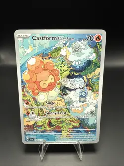 Pokemon Castform Sunny Form 195/191 Sv08: Surging Sparks Holo C - Image 2