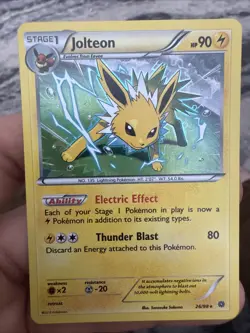 Pokemon Jolteon Holo Rare 26/98 XY Ancient Origins English 2015 TCG Nm - Image 1