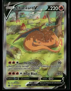 2022 Pokemon Charizard V SWSH260 Sword & Shield Black Star Promo Holo - Image 1