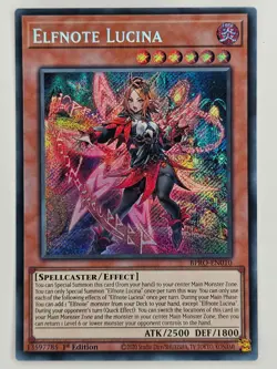 Yu Gi Oh - BPRO-EN010 Elfnote Lucina - Starlight Rare - Image 1