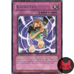 Yugioh Karma Cut SOI-EN053 Rare 1st Edition LP - Image 1