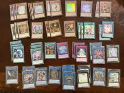 YuGiOh Konami Rikka Sunavalon Deck Core Sleeved with Deckbox - Image 1