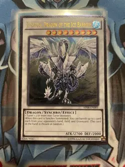 Trishula Dragon Of The Ice Barrier Ultimate Rare AP08 VLP/NM Yugioh - Image 1