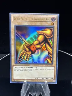 Right Arm of the Forbidden One LOB-EN122 Legend of Blue Eyes White Dragon NM - Image 1