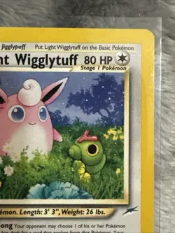 Pokemon TCG Light Wigglytuff Neo Destiny Uncommon Card 54/105 - Image 4