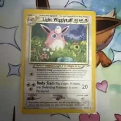 Pokemon TCG Light Wigglytuff Neo Destiny Uncommon Card 54/105 - Image 1