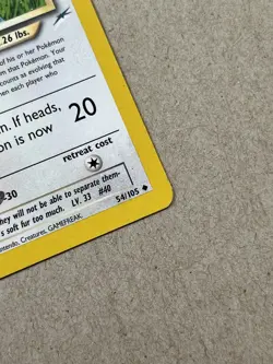 Pokemon TCG 2002 Neo Destiny Set: Light Wigglytuff 54/105 Uncommon Card - LP - Image 2