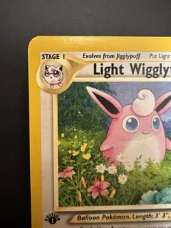 Light Wigglytuff 54/105 Neo Destiny 1st Edition Pokemon TCG Vintage Card WOTC LP - Image 2