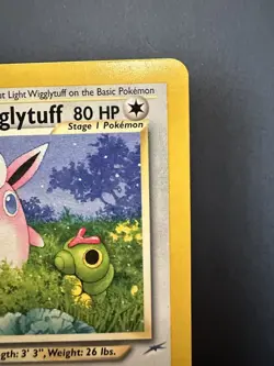 Light Wigglytuff 54/105 Neo Destiny 1st Edition Pokemon TCG Vintage Card WOTC LP - Image 3