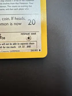 Light Wigglytuff 54/105 Neo Destiny 1st Edition Pokemon TCG Vintage Card WOTC LP - Image 4