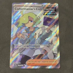 2024 Pokemon SV Temporal Forces Ciphermaniac's Codebreaking #198/162 - Image 1